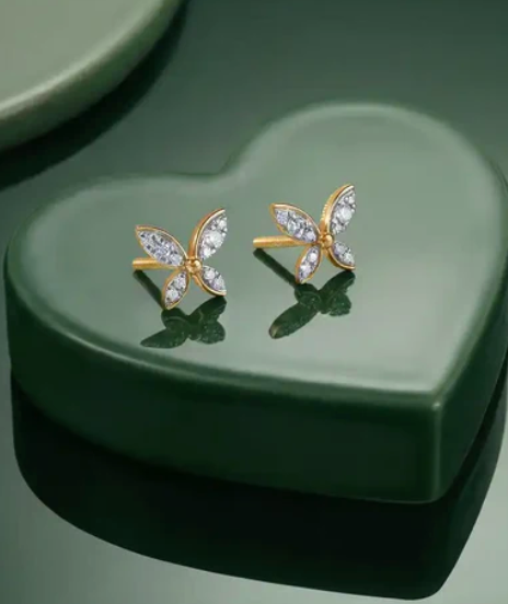 Diamond Ear Studs