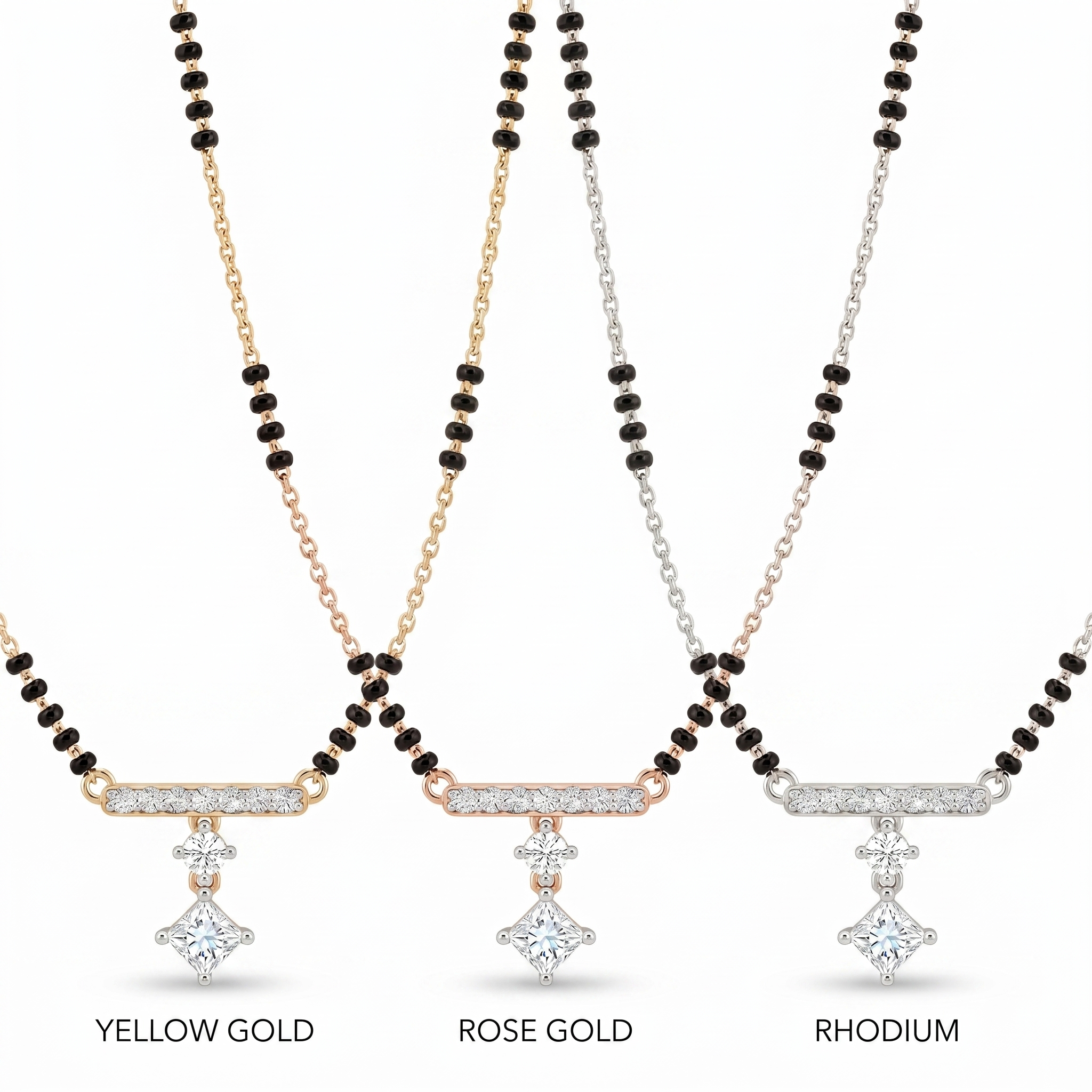 Heavenly Eternity Diamond Mangalsutra by SVADEZI