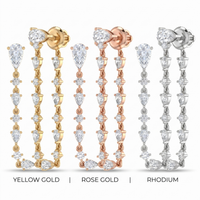 Glowing Reverie Diamond Earrings by SVADEZI