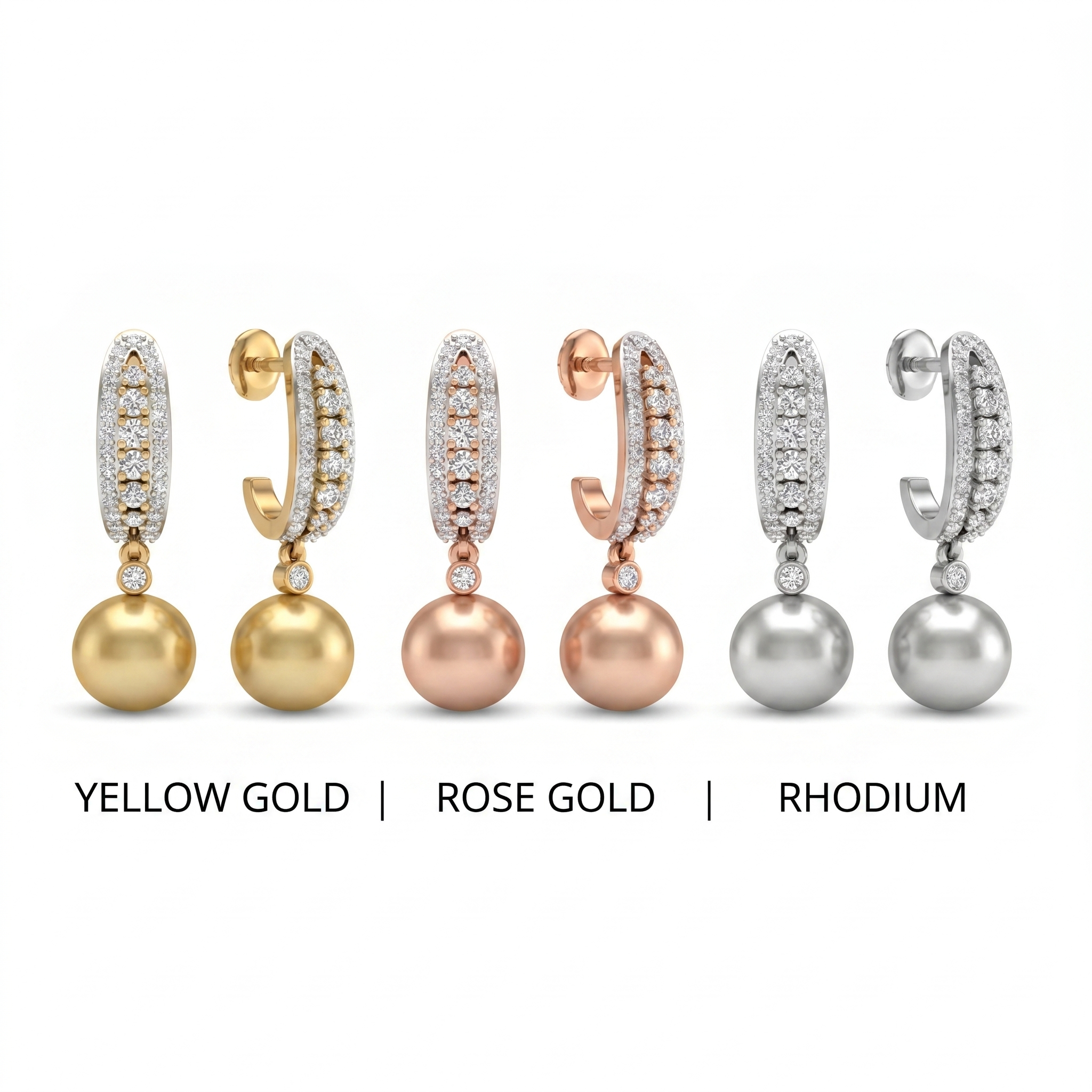 Glistening Grace Diamond Earrings by SVADEZI