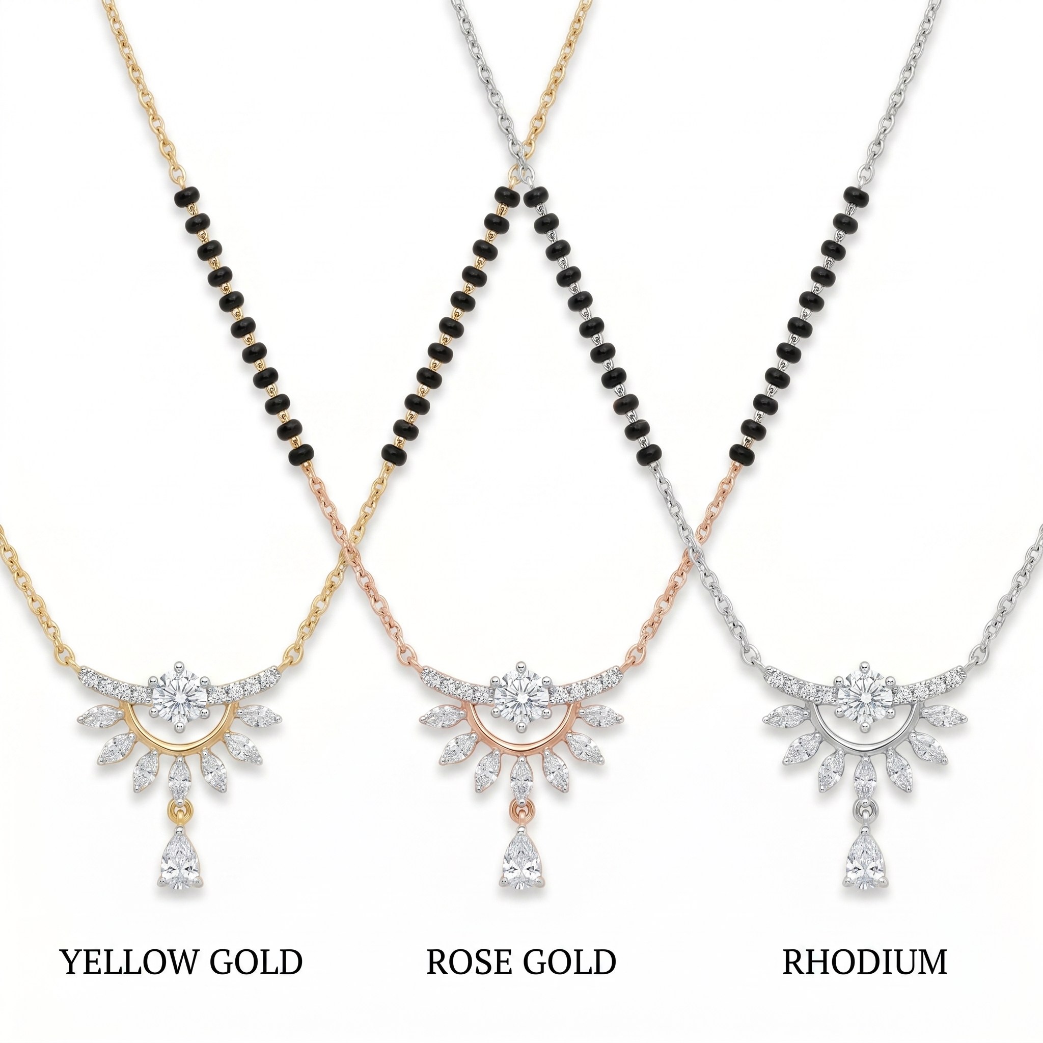 Opulent Dream Diamond Mangalsutra by SVADEZI