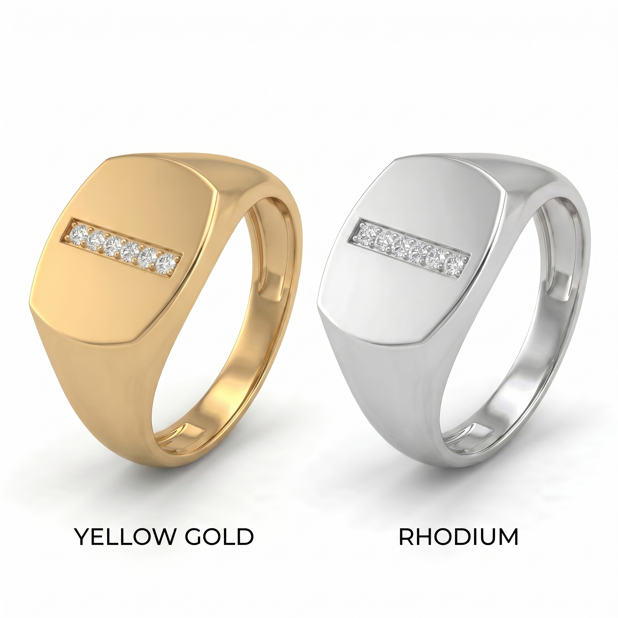 Glowing Star Men's Diamond Ring by SVADEZI