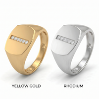 Glowing Star Men's Diamond Ring by SVADEZI