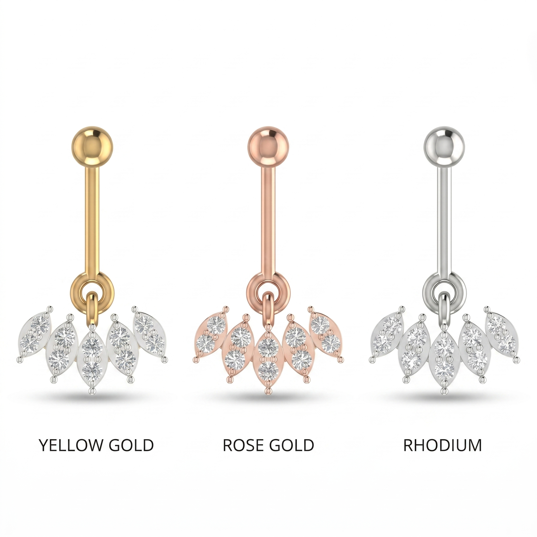 Solstice Ode Diamond Earrings by SVADEZI