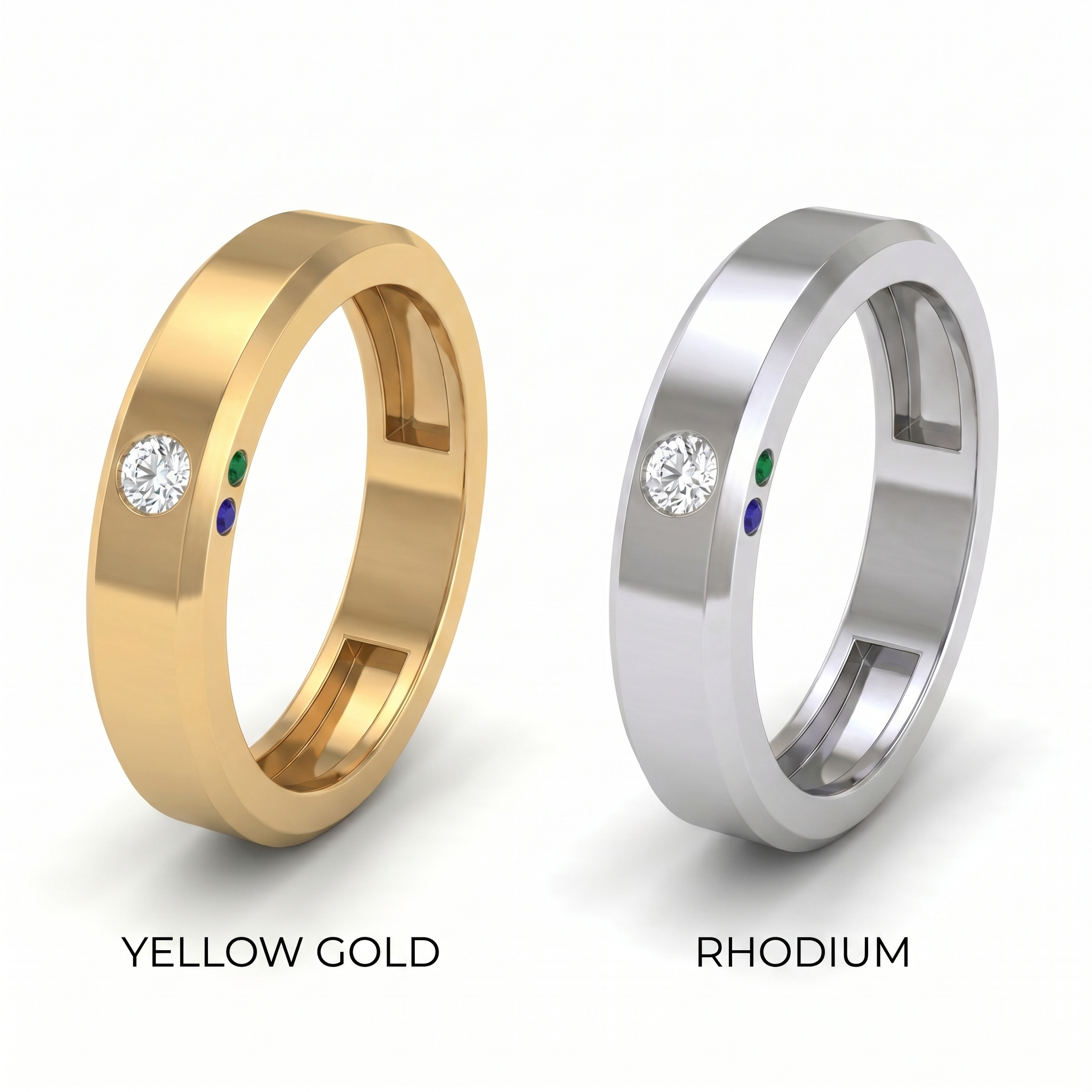 Crowned Cascade Men's Diamond Ring by SVADEZI