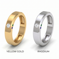 Crowned Cascade Men's Diamond Ring by SVADEZI