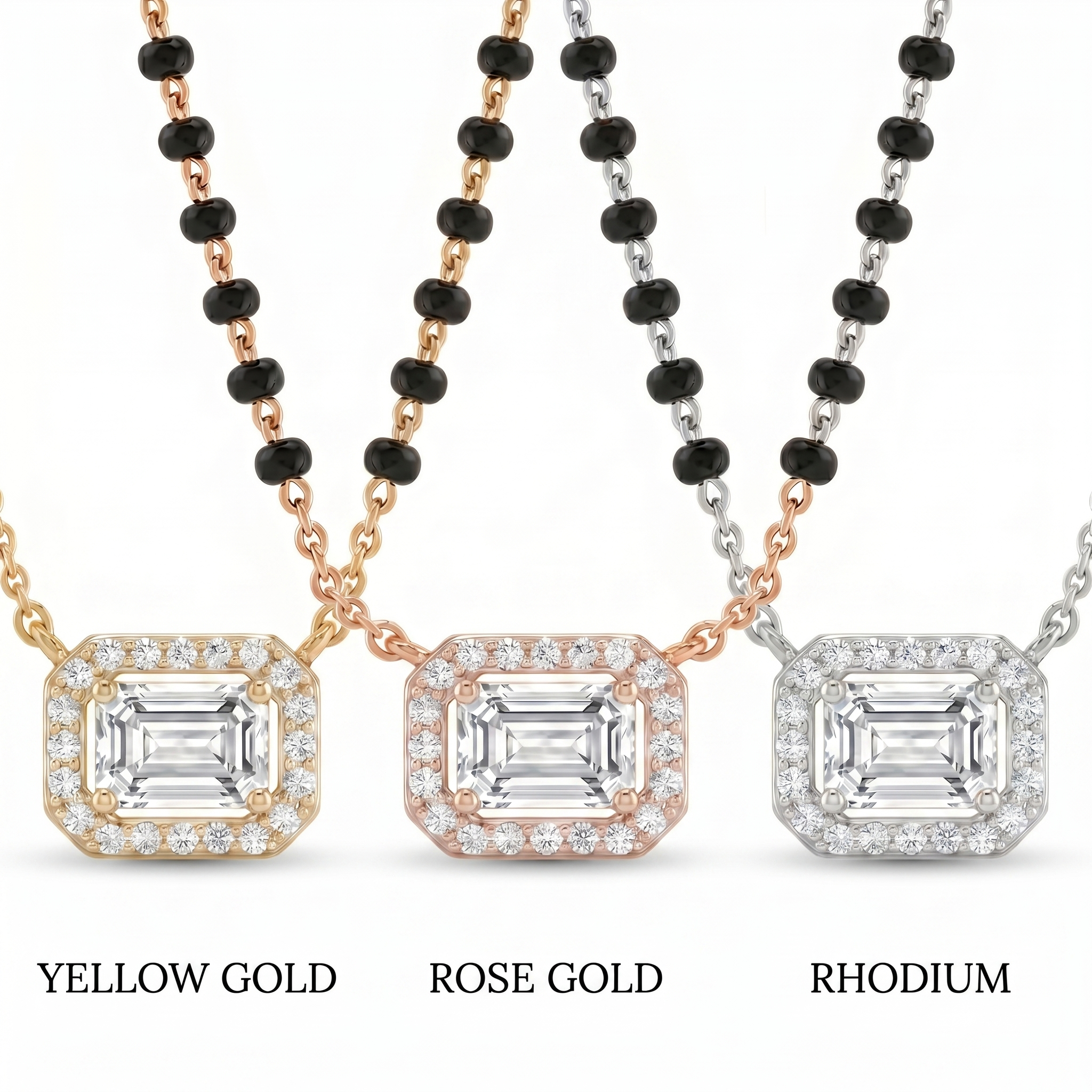 Regal Glow Diamond Mangalsutra by SVADEZI