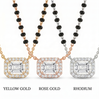 Regal Glow Diamond Mangalsutra by SVADEZI