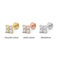 Enchanted Melody Diamond Nose Pin by SVADEZI