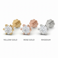 Regal Mystique Diamond Nose Pin by SVADEZI