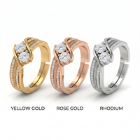 Cascading Petal Diamond Ring by SVADEZI
