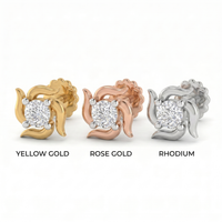 Enchanted Charm Diamond Nose Pin by SVADEZI