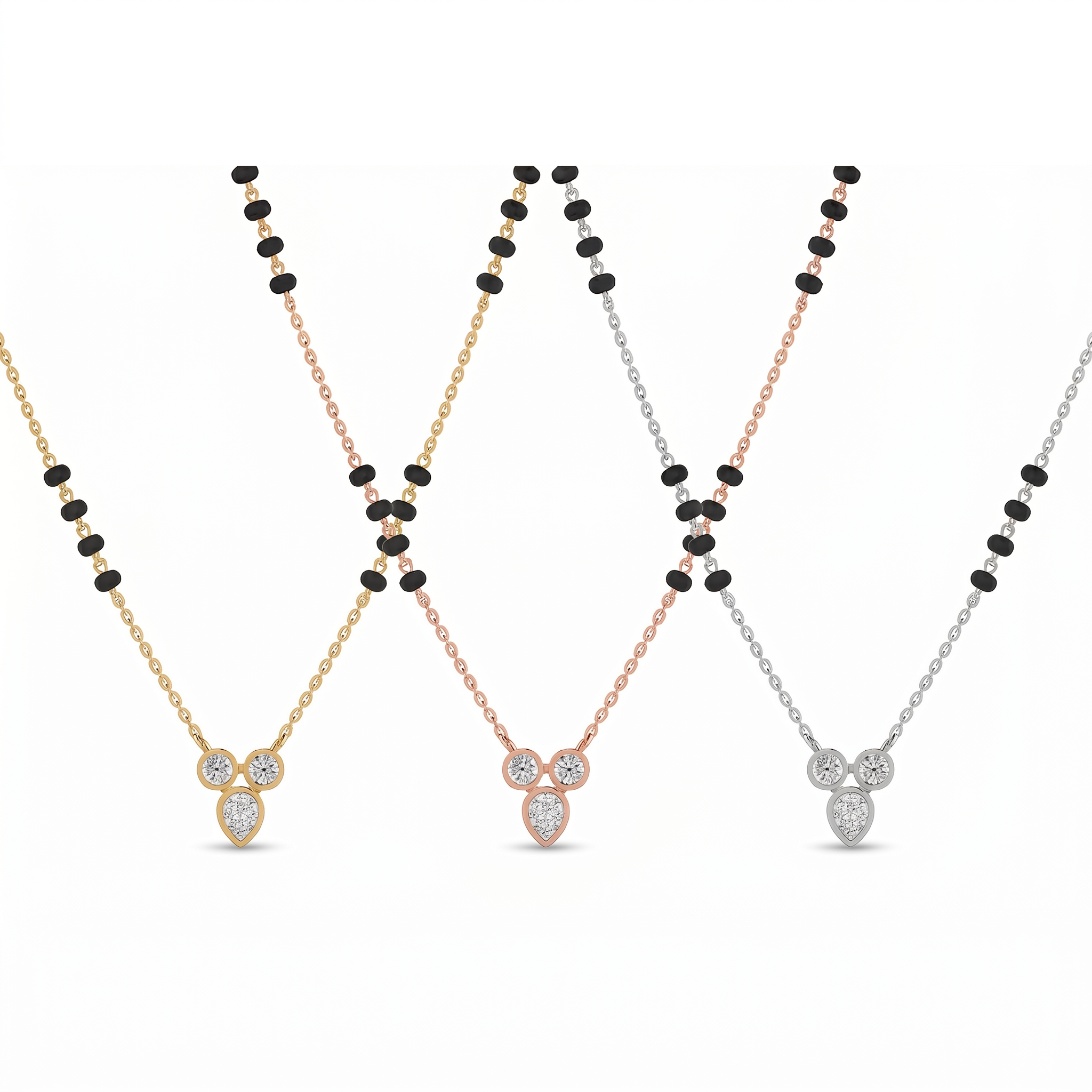 Opulent Whisper Diamond Mangalsutra by SVADEZI