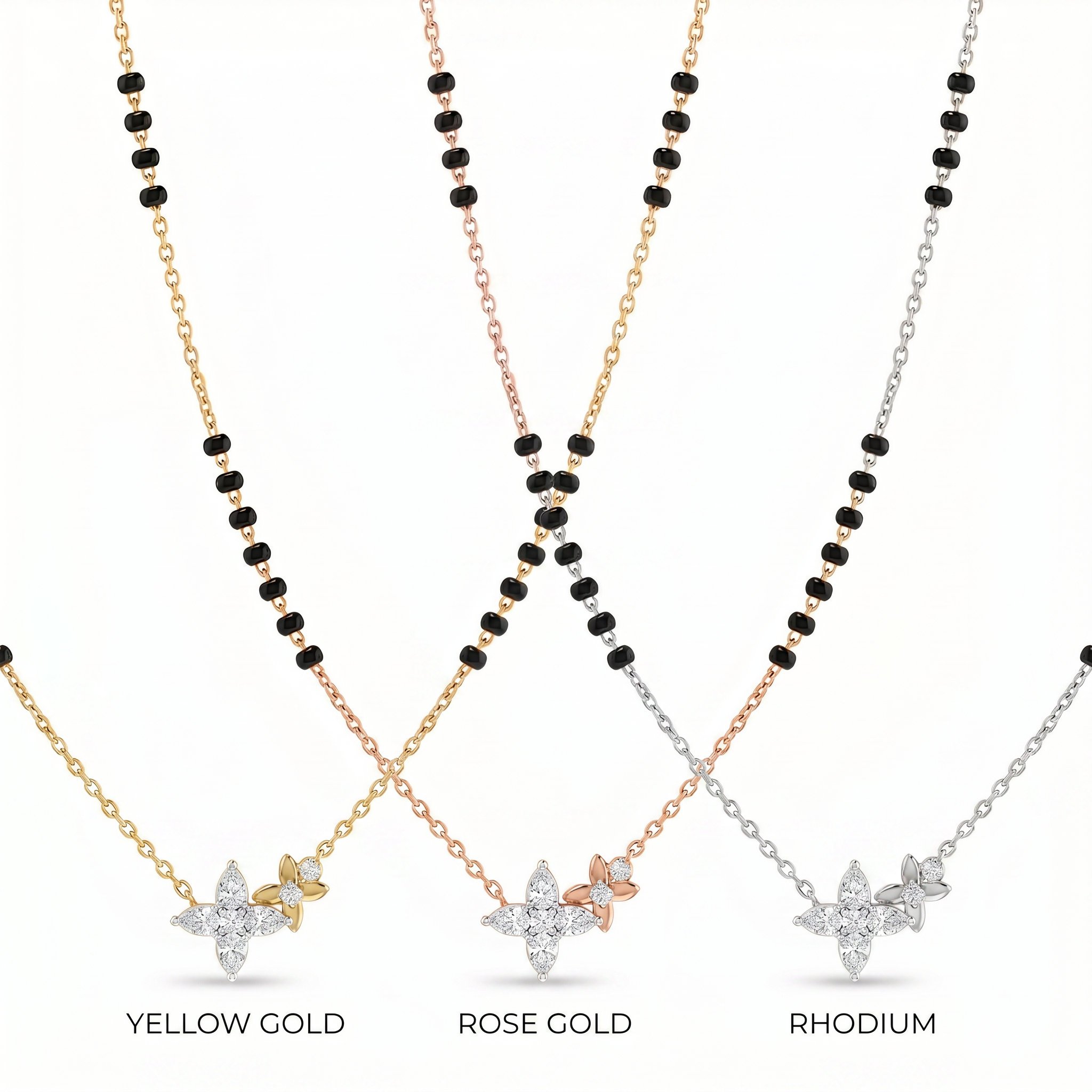 Ethereal Elegance Diamond Mangalsutra by SVADEZI