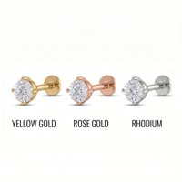 Cascading Aura Diamond Nose Pin by SVADEZI
