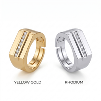 Gilded Radiance Men's Diamond Ring by SVADEZI