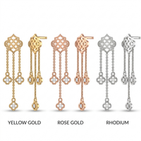 Regal Sonata Diamond Earrings by SVADEZI