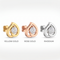 Sublime Embrace Diamond Nose Pin by SVADEZI