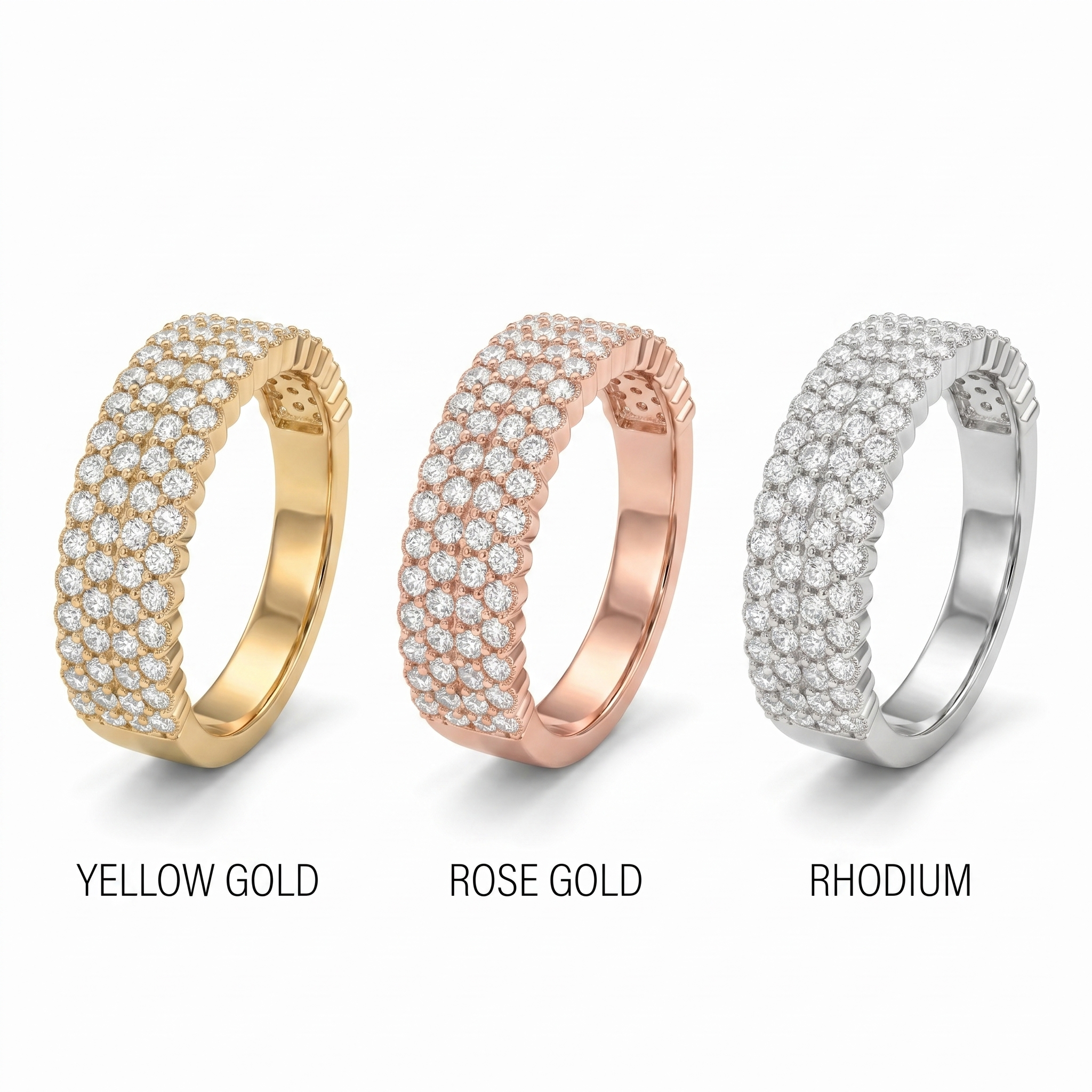 Opulent Halo Diamond Ring by SVADEZI