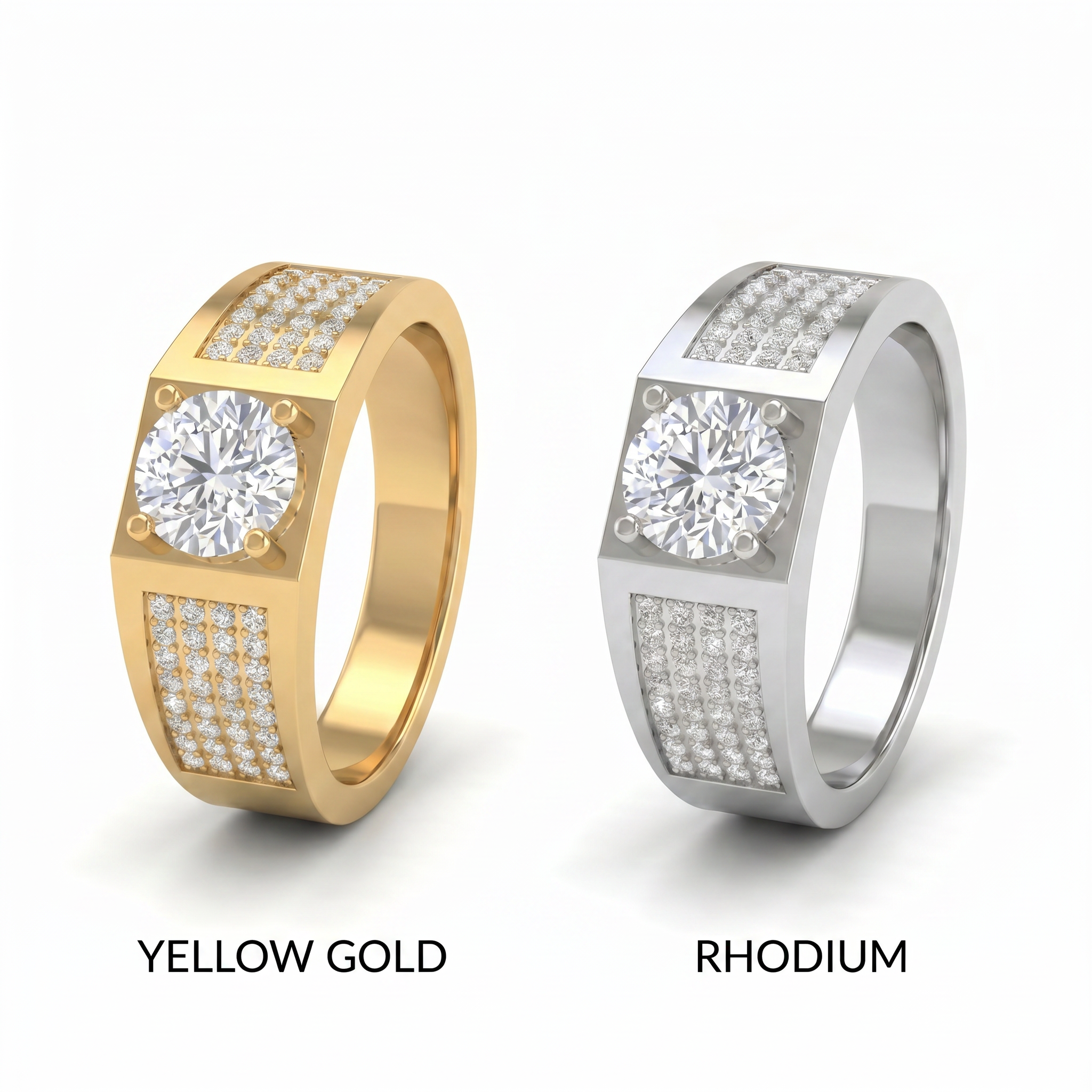 Cascading Reverie Men's Diamond Ring by SVADEZI