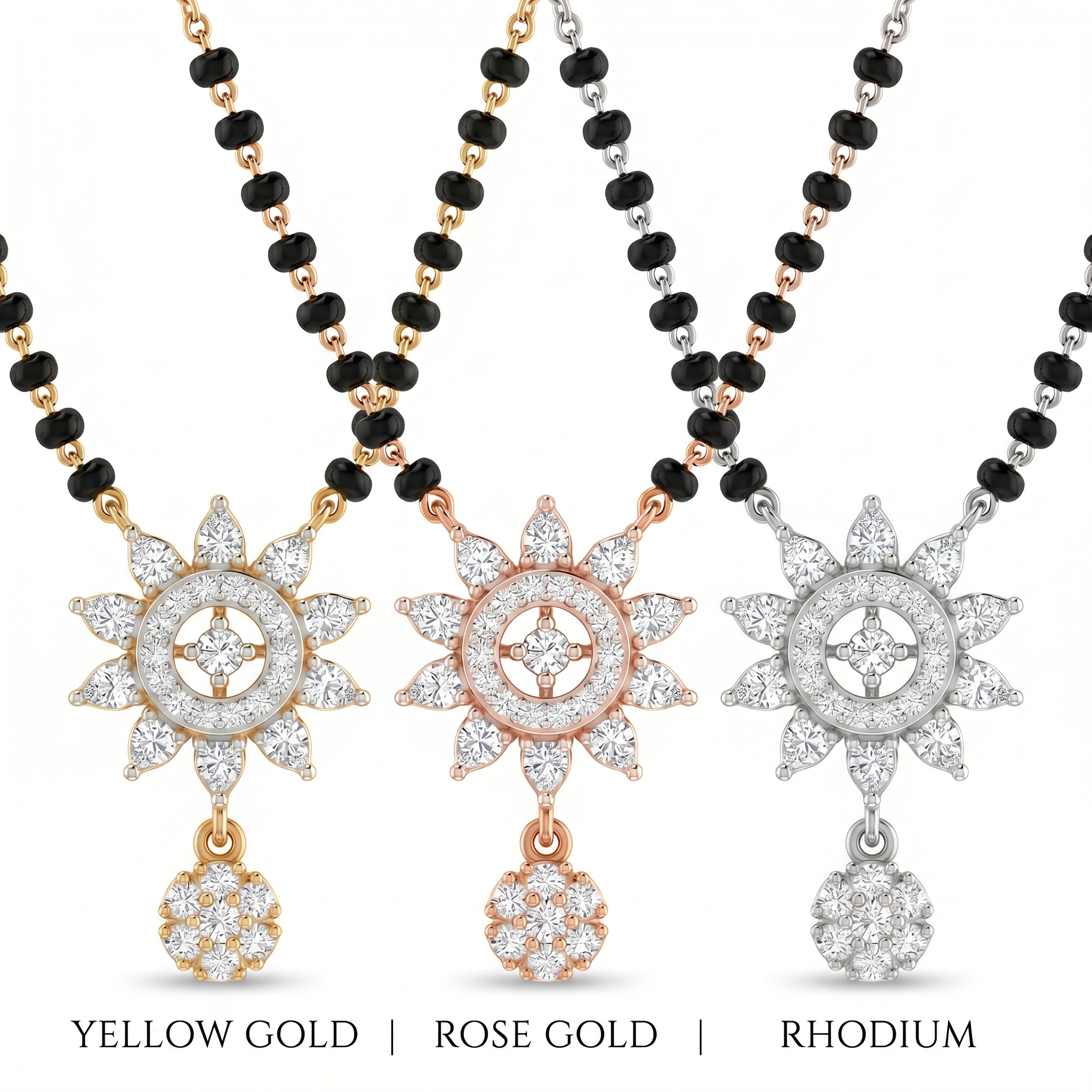 Sacred Vision Diamond Mangalsutra by SVADEZI