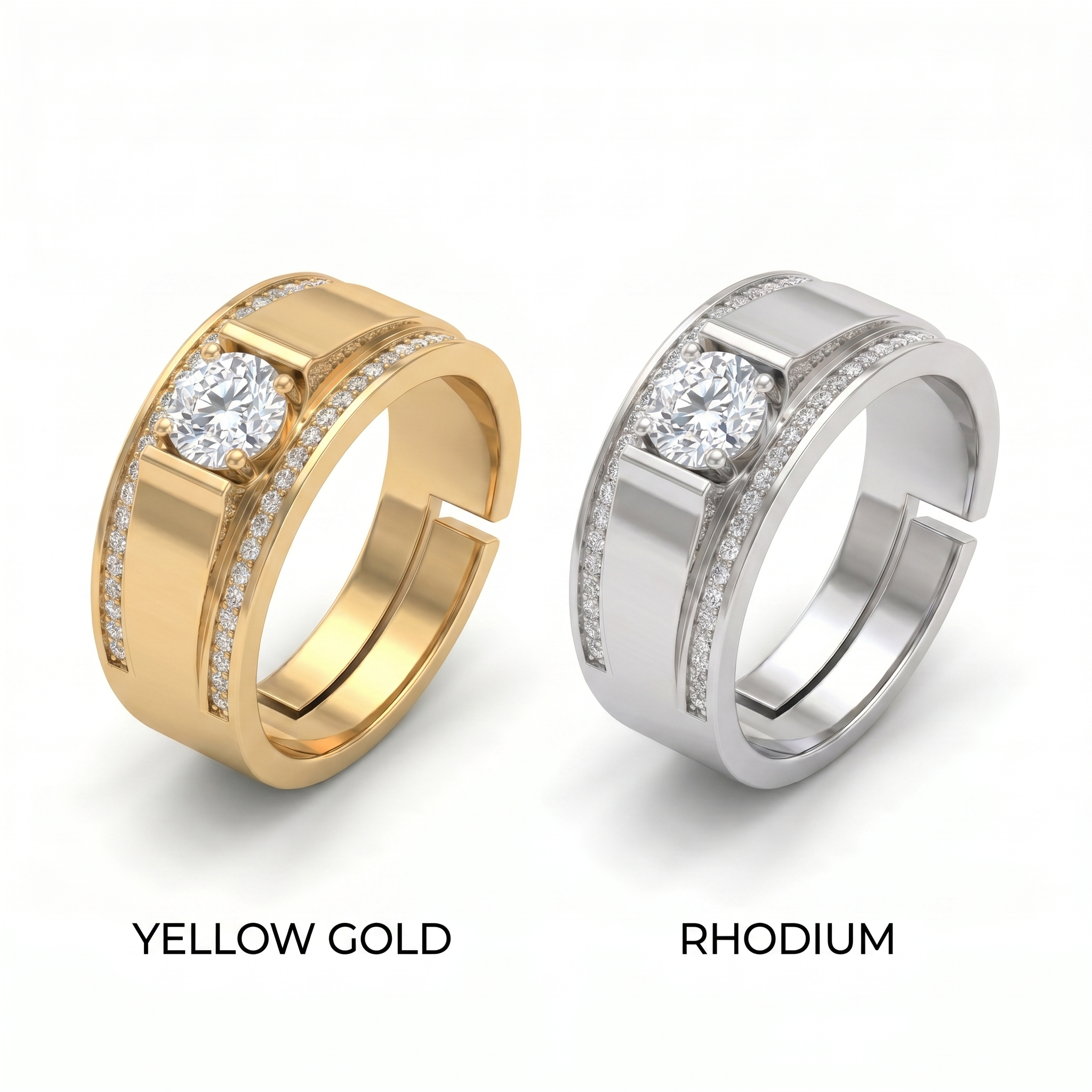 Cascading Star Men's Diamond Ring by SVADEZI
