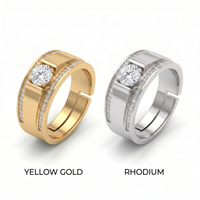 Cascading Star Men's Diamond Ring by SVADEZI