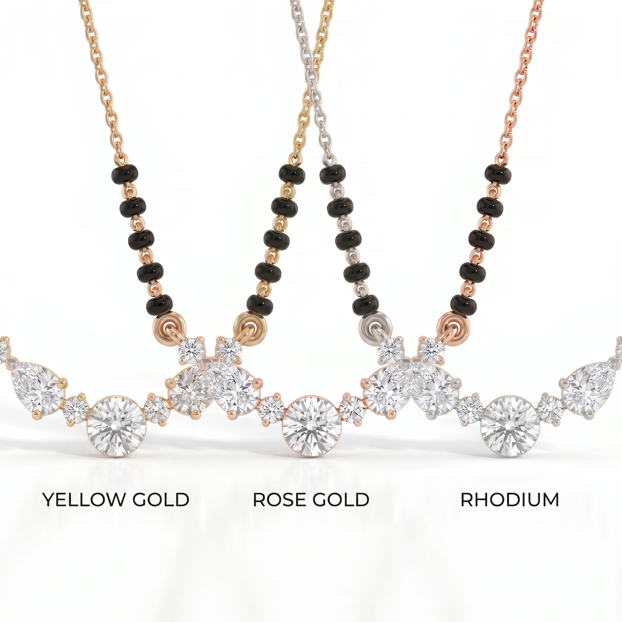 Sublime Embrace Diamond Mangalsutra by SVADEZI