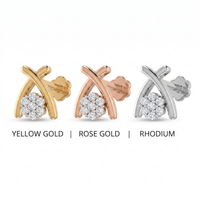 Velvet Bliss Diamond Nose Pin by SVADEZI