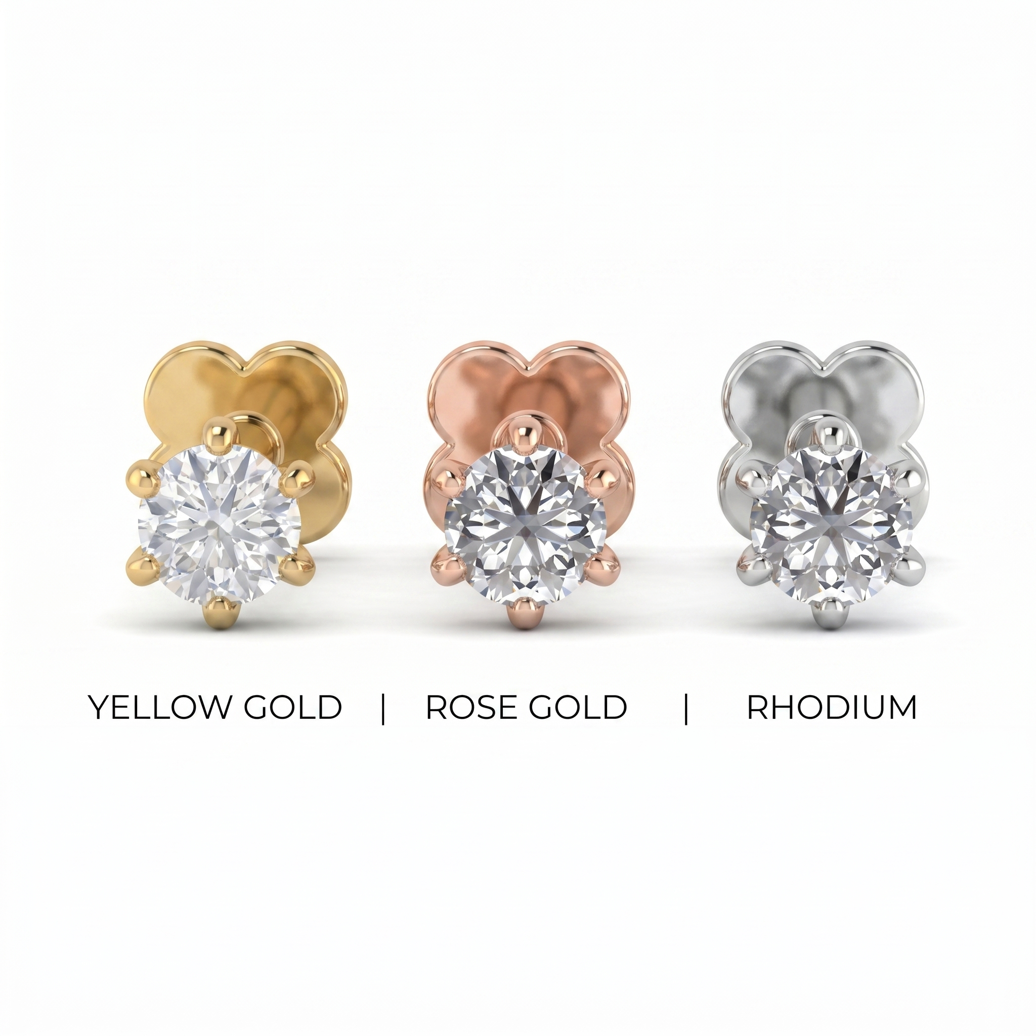 Mystic Dream Diamond Nose Pin by SVADEZI