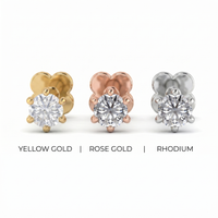 Mystic Dream Diamond Nose Pin by SVADEZI