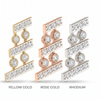 Imperial Ballad Diamond Earrings by SVADEZI