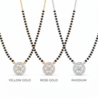Jewelled Enchantment Diamond Mangalsutra by SVADEZI