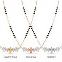 Ornate Embrace Diamond Mangalsutra by SVADEZI