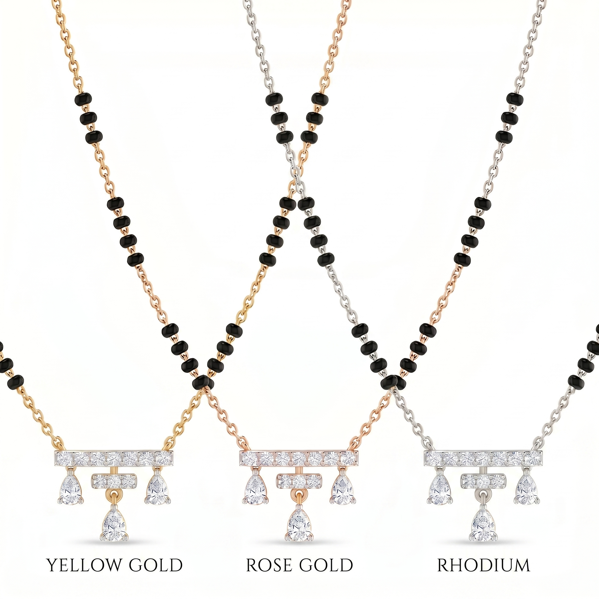 Cascading Vision Diamond Mangalsutra by SVADEZI