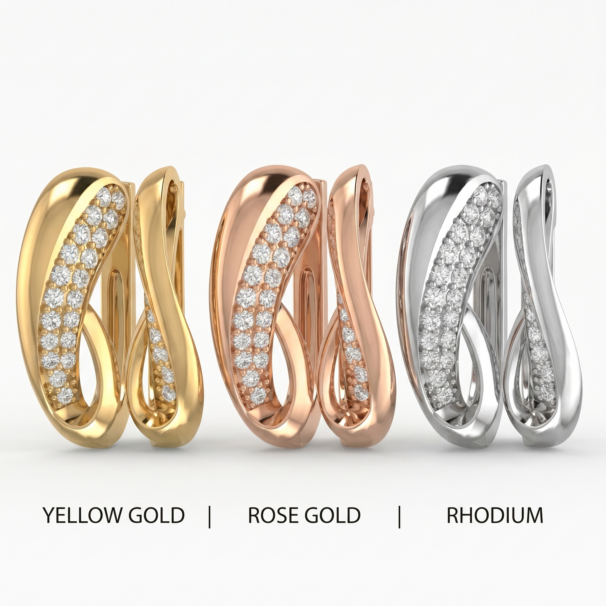 Heavenly Grace Diamond Earrings by SVADEZI