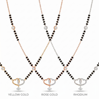 Sovereign Charm Diamond Mangalsutra by SVADEZI