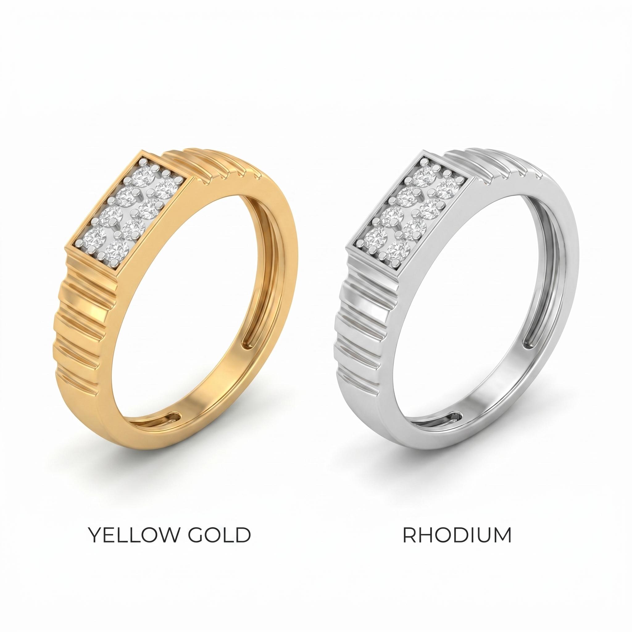 Imperial Halo Men's Diamond Ring by SVADEZI