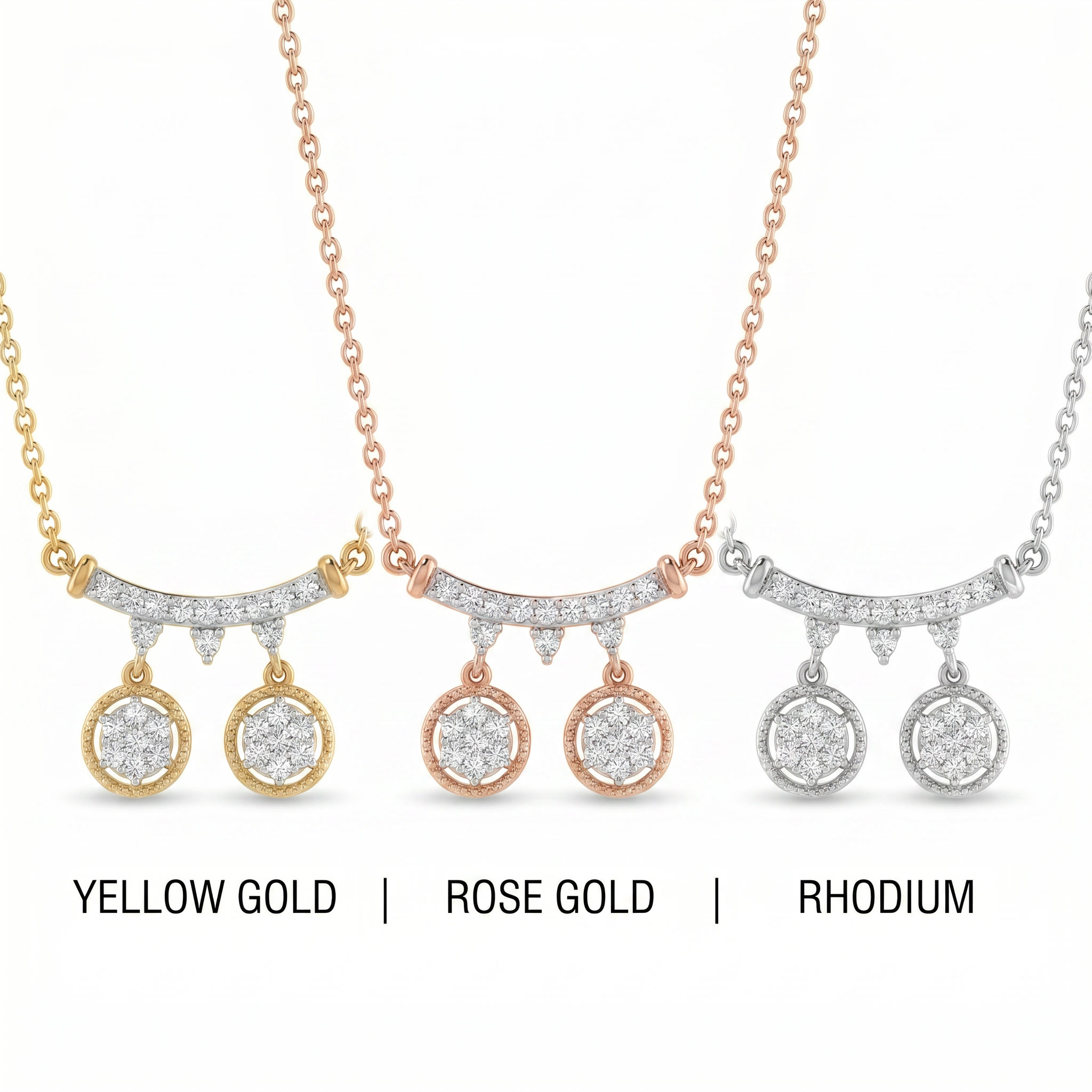 Glistening Spell Diamond Mangalsutra by SVADEZI