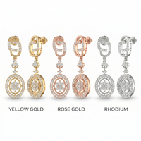 Regal Charm Diamond Earrings by SVADEZI