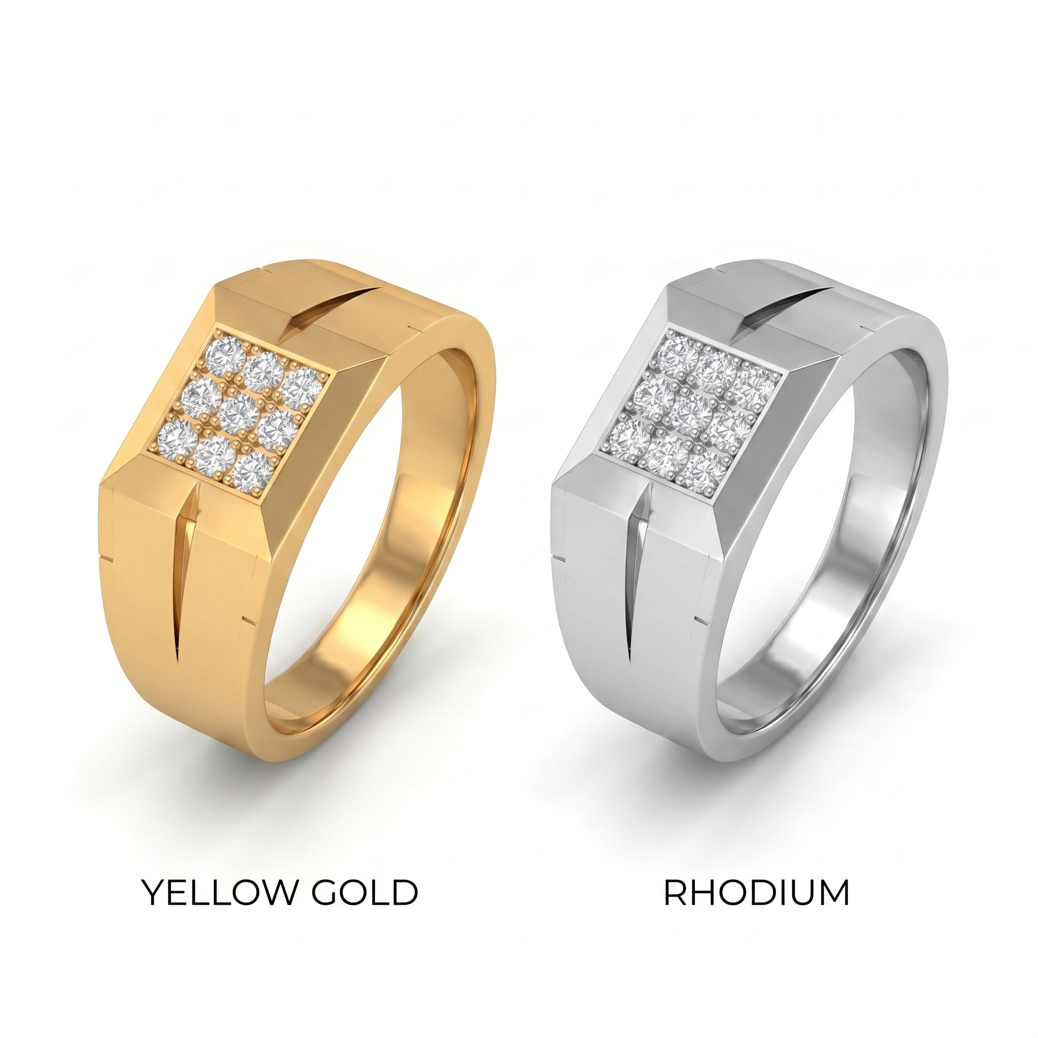 Opulent Crown Men's Diamond Ring by SVADEZI