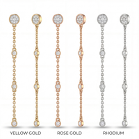 Majestic Sonata Diamond Earrings by SVADEZI