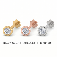 Divine Memory Diamond Nose Pin by SVADEZI