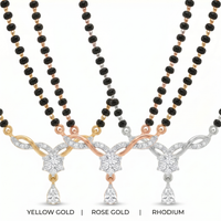 Glowing Mystique Diamond Mangalsutra by SVADEZI