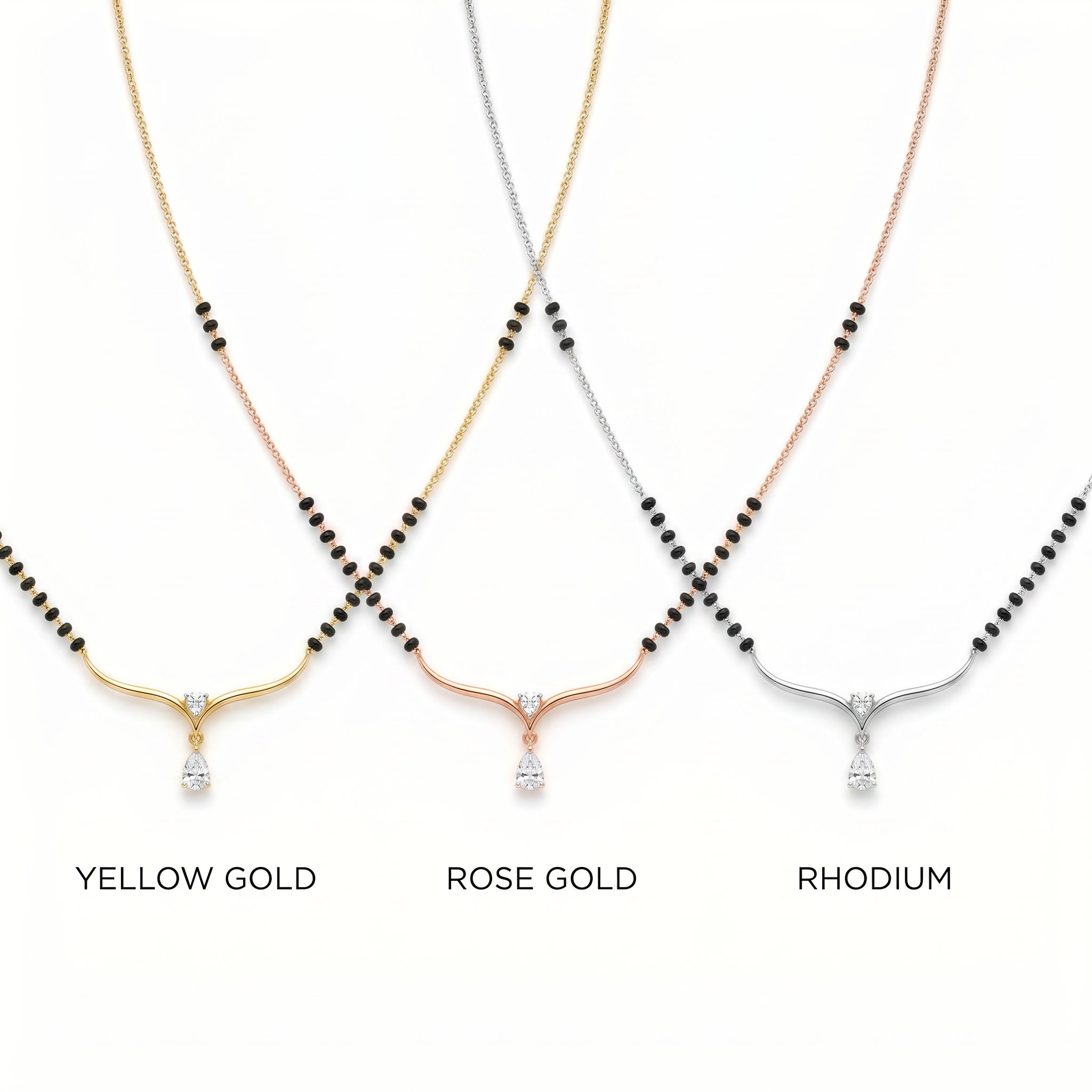 Majestic Harmony Diamond Mangalsutra by SVADEZI