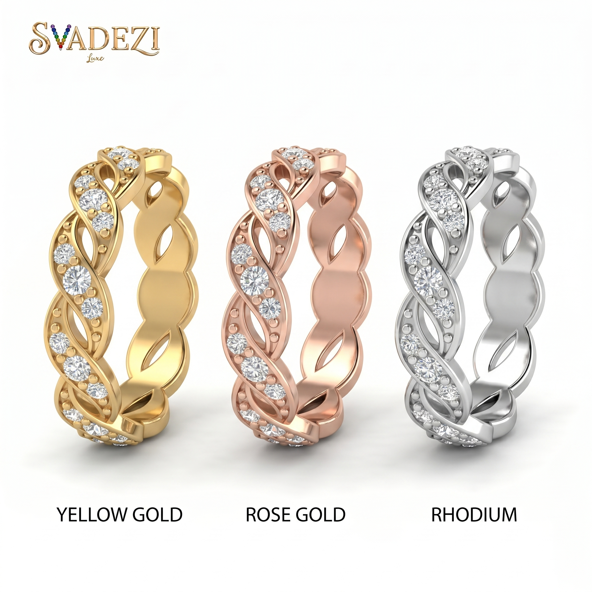 Radiant Symphony Diamond Ring by SVADEZI