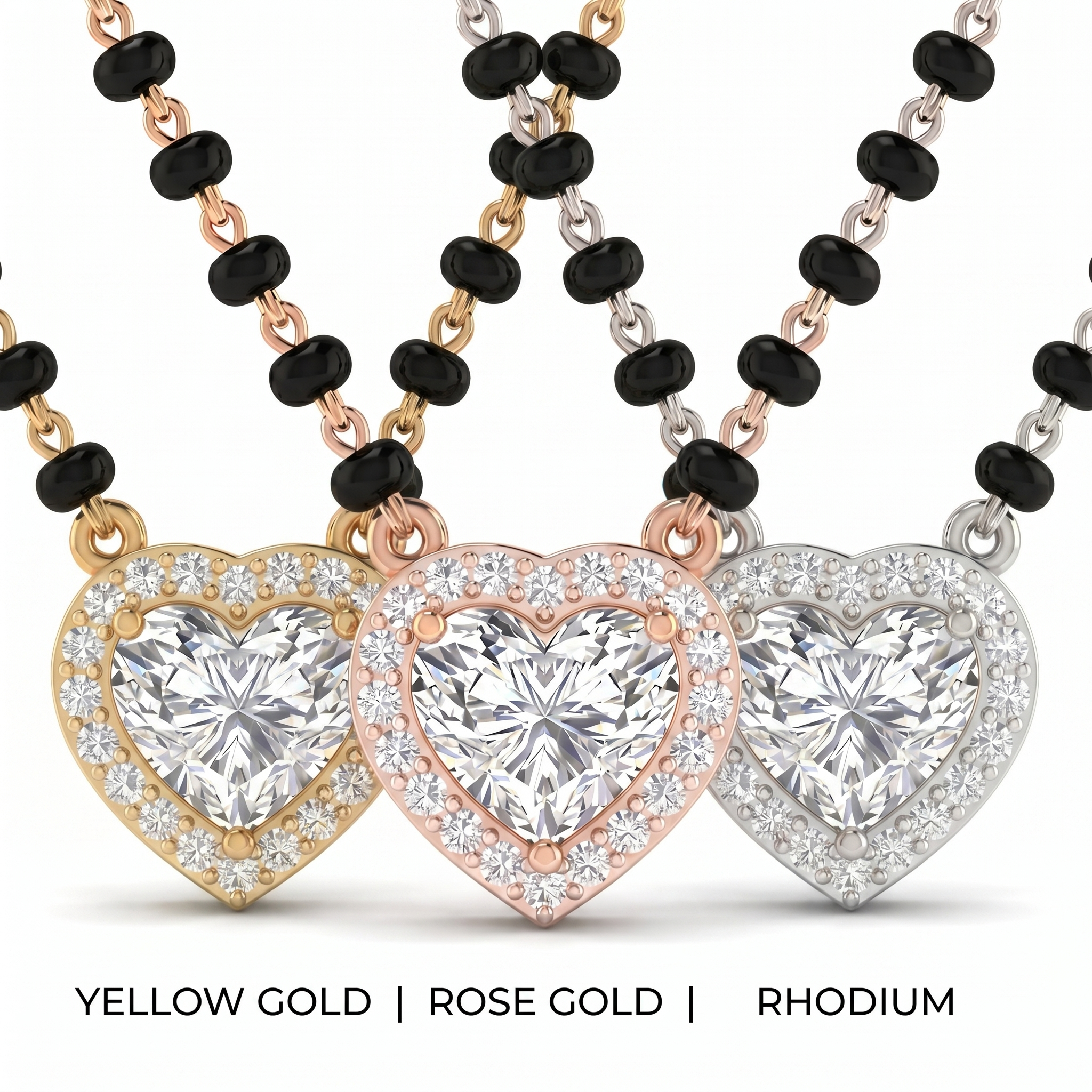 Tender Spell Diamond Mangalsutra by SVADEZI