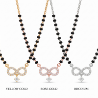 Whispering Promise Diamond Mangalsutra by SVADEZI