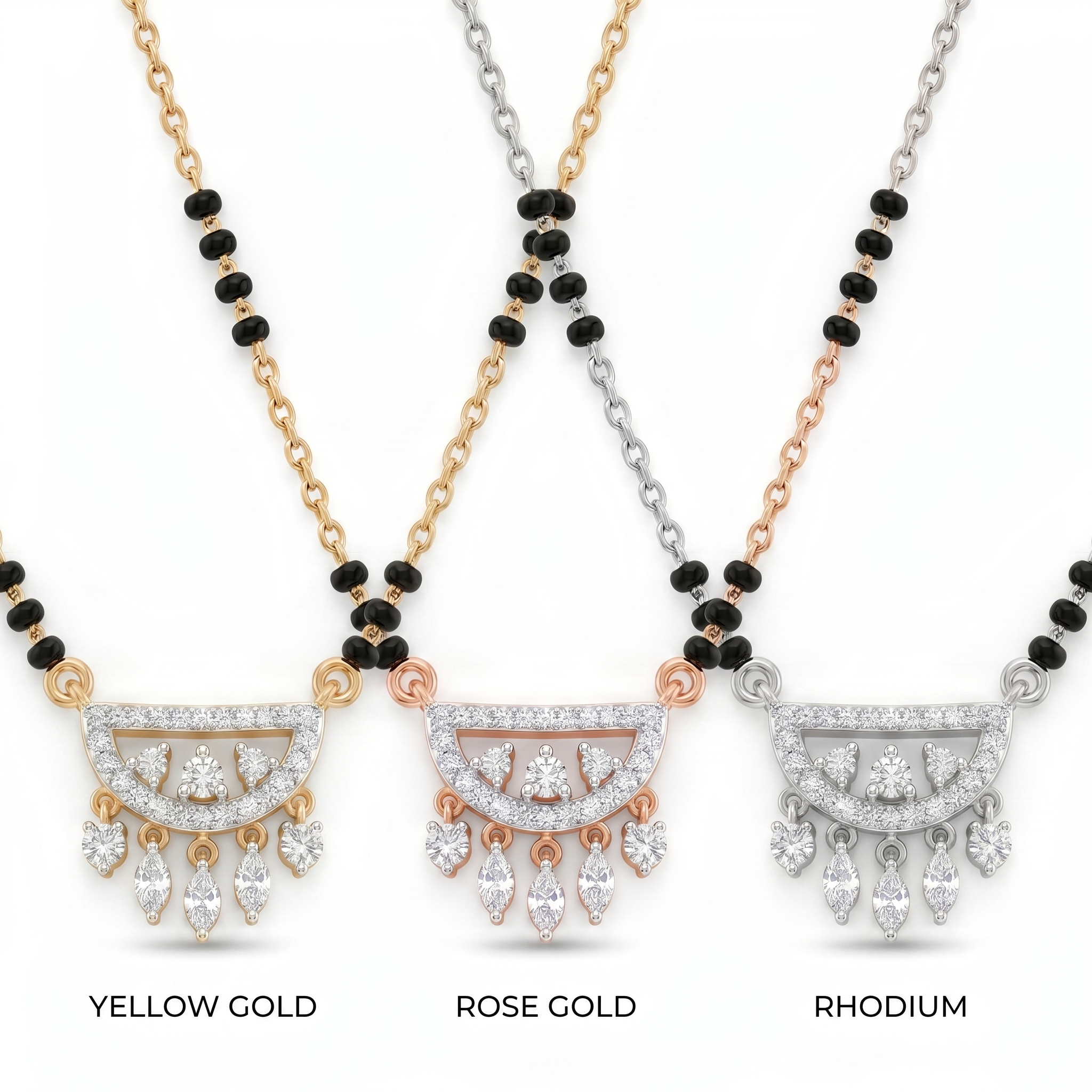 Eternal Mystique Diamond Mangalsutra by SVADEZI
