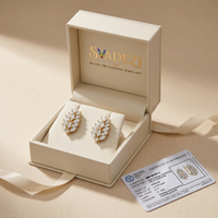 Enthroned Splendor Diamond Earrings by SVADEZI